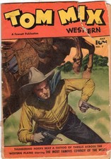 Faucett Pulications Comics Tom Mix Western Volume 1 Book #7 Lower Grade