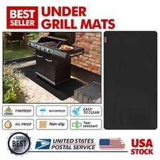 72 x 39 Inches under Grill Mats for Outdoor Grill Easy to Clean Reusable Grill