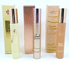 Lot of 3 Paris Corner Travel Perfumes December Vanilla, Caramel Cascade, Qissa