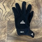 Adidas Winter Gloves 6” Black Softshell Touchscreen Zip Pocket Running Active
