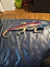 Dolgen 8 Inch Long Iguana Monster Lizard Figure Plastic 