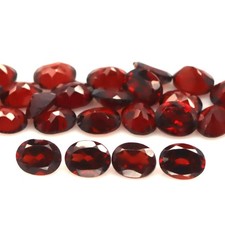 14.05 CT. Gemstone Unheated 32Pcs Red Garnet Africa Oval