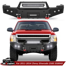 For 2011-2014 Chevy Silverado 2500 3500hd Off-road Front Bumper With Led Lights For 2011-2014 Chevy Silverado 2500 3500hd Off-road Front Bumper With Led Lights