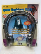 Vintage Headband Headphones AM/FM Radio Model 885M By Lenoxx Sound NEW SEALED