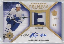 2020 Upper Deck Ultimate Collection 39/65 Alexander Barabanov #RSP-AB Auto 16i3