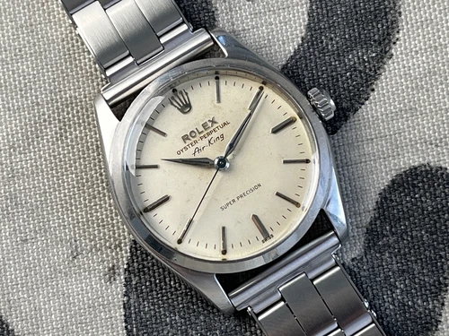 Vintage 1959 Rolex Air-King Oyster Perpetual Ref. 6552 Serviced 34mm Watch