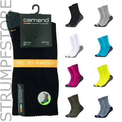 CAMANO SPORT SOCKEN 2 Paar PRO TEX Funktionsocken Frotteesohle Plüschsohle - Bild 1 von 4