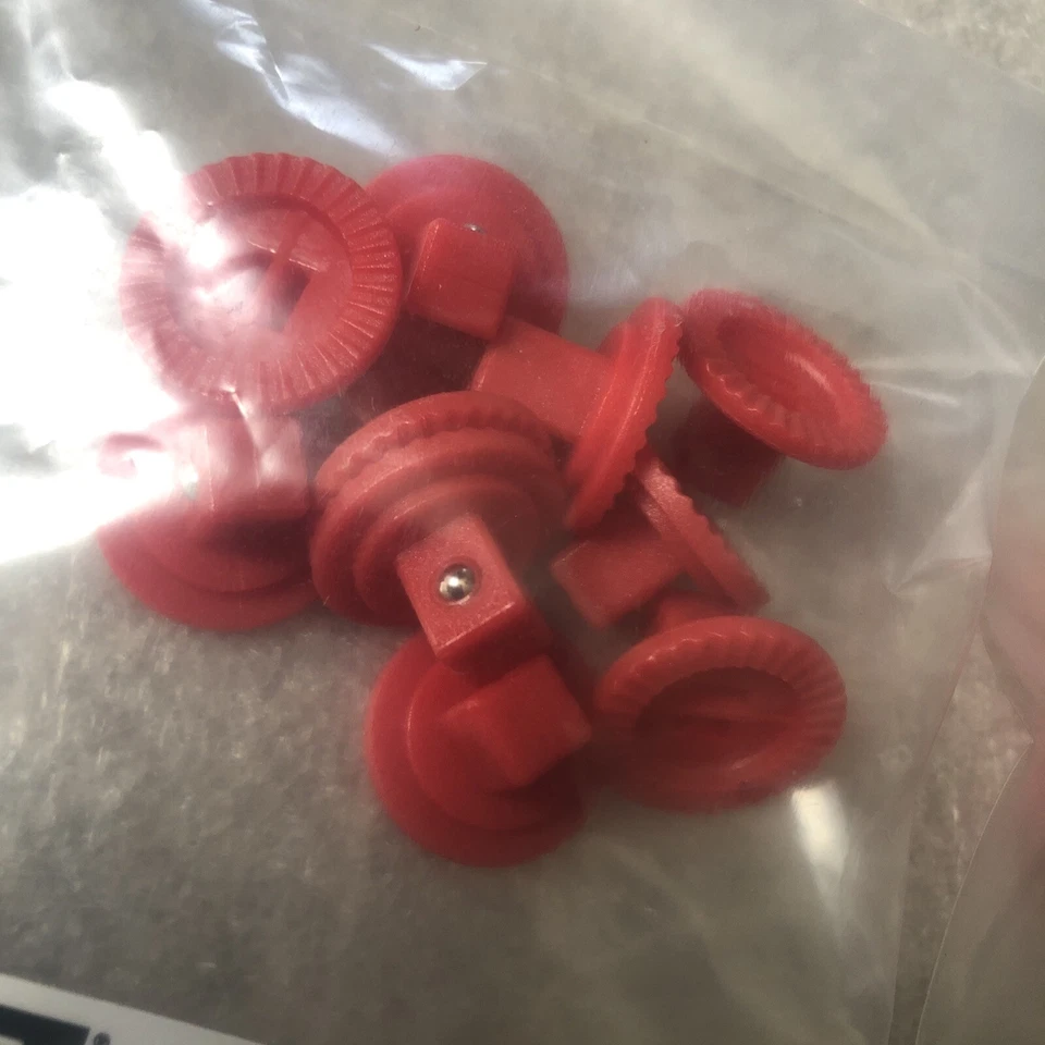 PROTO 1/4” RECAMBIO TACOS RACK RIEL CLIPS 30 TOTAL Foto 3 de 3