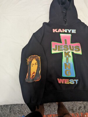 Kanye West Yeezy AWGE for Jesus Is King Cross Hoodie Size Large | eBay