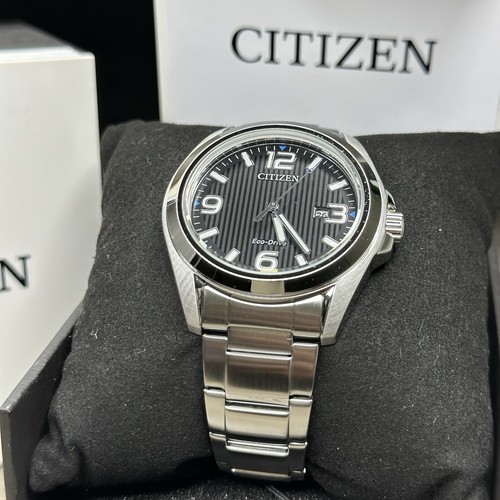 NUEVO✅ Reloj para hombre Citizen Eco-Drive deportivo esfera negra acero inoxidable AW1430-86E - Imagen 11 de 17