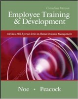 Employee Training & Development Canadian Edition Employee Training & Development Canadian Edition