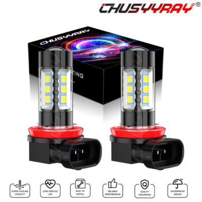 LED Fog Light Bulb H11 High Power 100W Lamps 6000K White foglight Bulbs DRL Kit