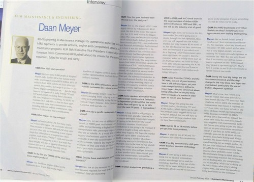 McGraw-Hill Overhaul & Maintenance Magazine Jan/Feb 2003 Vol. 9 No. 1 ex-library - Picture 4 of 5
