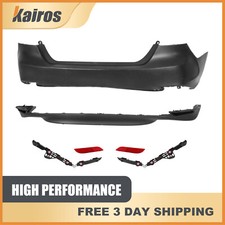 New Rear Bumper Cover Fascia With Reflector For 2018-2024 Toyota Camry L Le Xle
