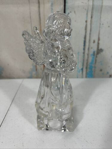 Mikasa Crystal Herald Collezione Angelo Violino Statuina 8" Angelic - Foto 7 di 10