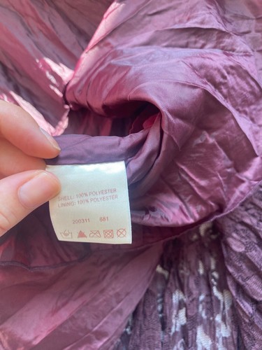 Phase Eight Size 12 Burgundy Lace Tiered Dress Midi Square Neck Cruise Party - Picture 15 of 16
