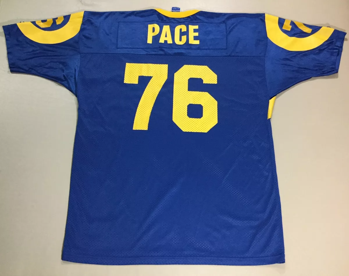 Vintage St Louis LA RAMS #76 ORLANDO PACE Logo Athletic JERSEY NWT