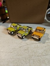 Vintage Lot Of 3 Tootsie Toy Jeep Made in USA Diecast