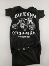 AMC The Walking Dead Darryl Dixon One piece bodysuit jump suit Black 6 months