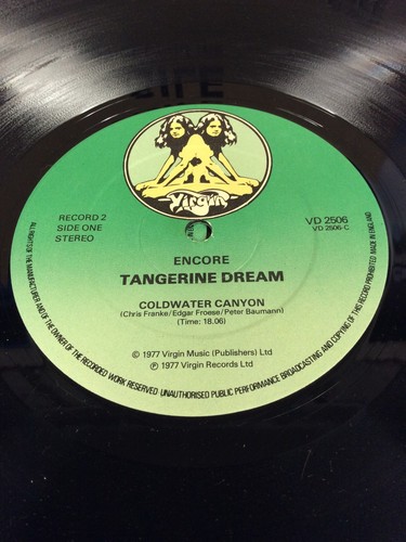 Tangerine Dream Live Encore Double LP Album Vinyl Record VD2506 Rock 70’s - Picture 10 of 11