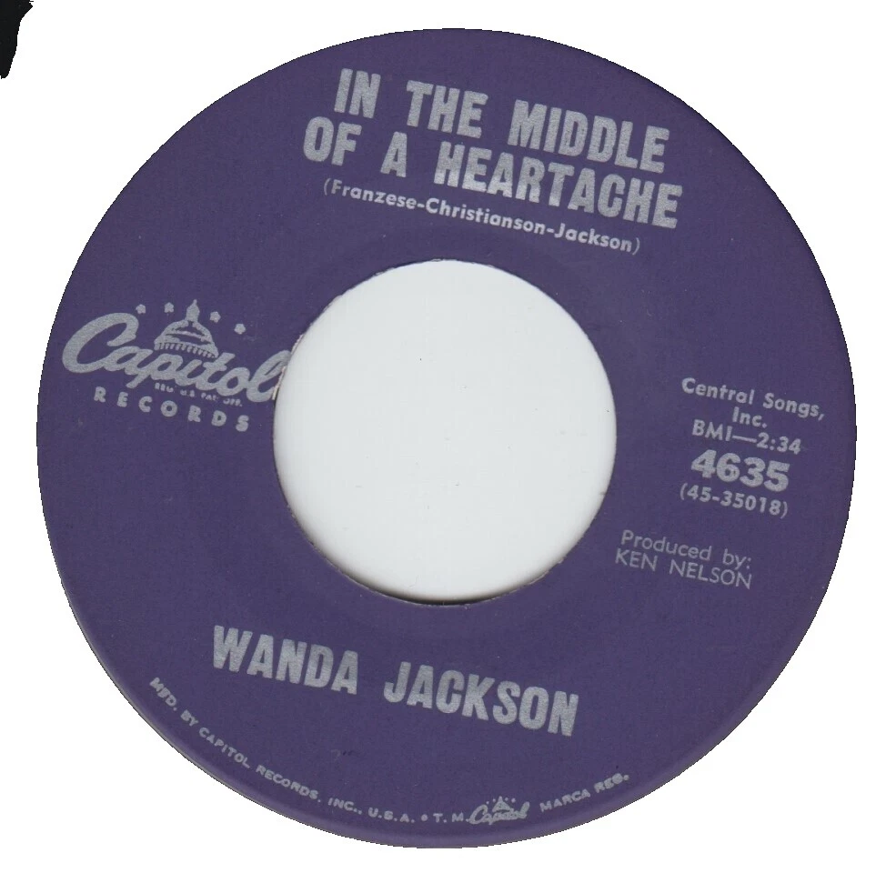 Wanda Jackson Country Near Mint (NM or M -) Sleeve Vinyl Records