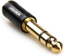 1/4'' 6.35Mm Male TRS Plug to 1/8'' 3.5Mm Female Socket Stereo Audio Jack