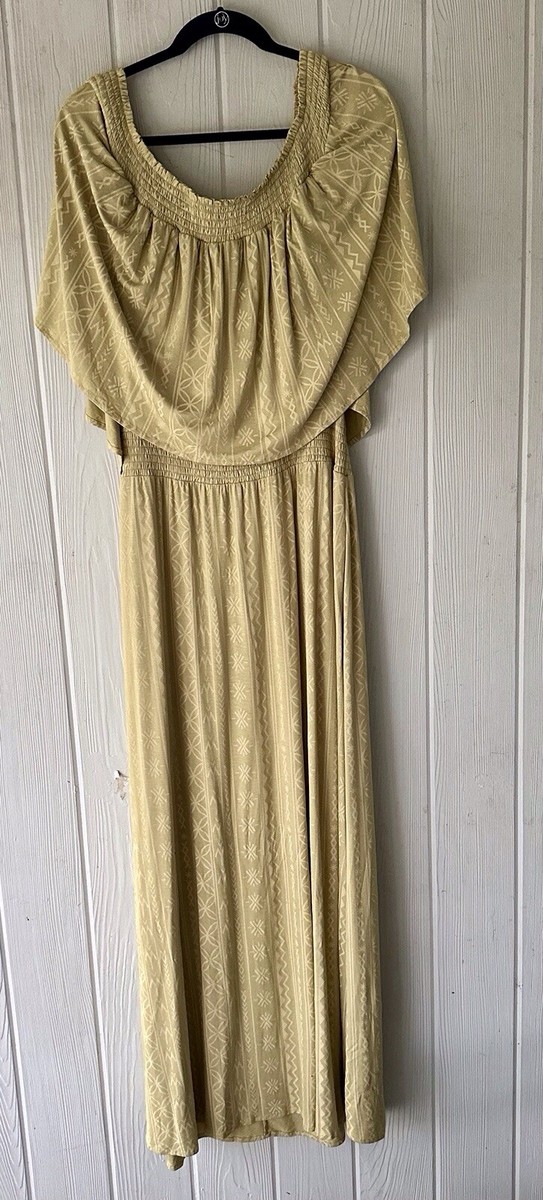 Tanoa Hawaiian Maxi Dress Size 1X Sose Malu Holoku I | eBay