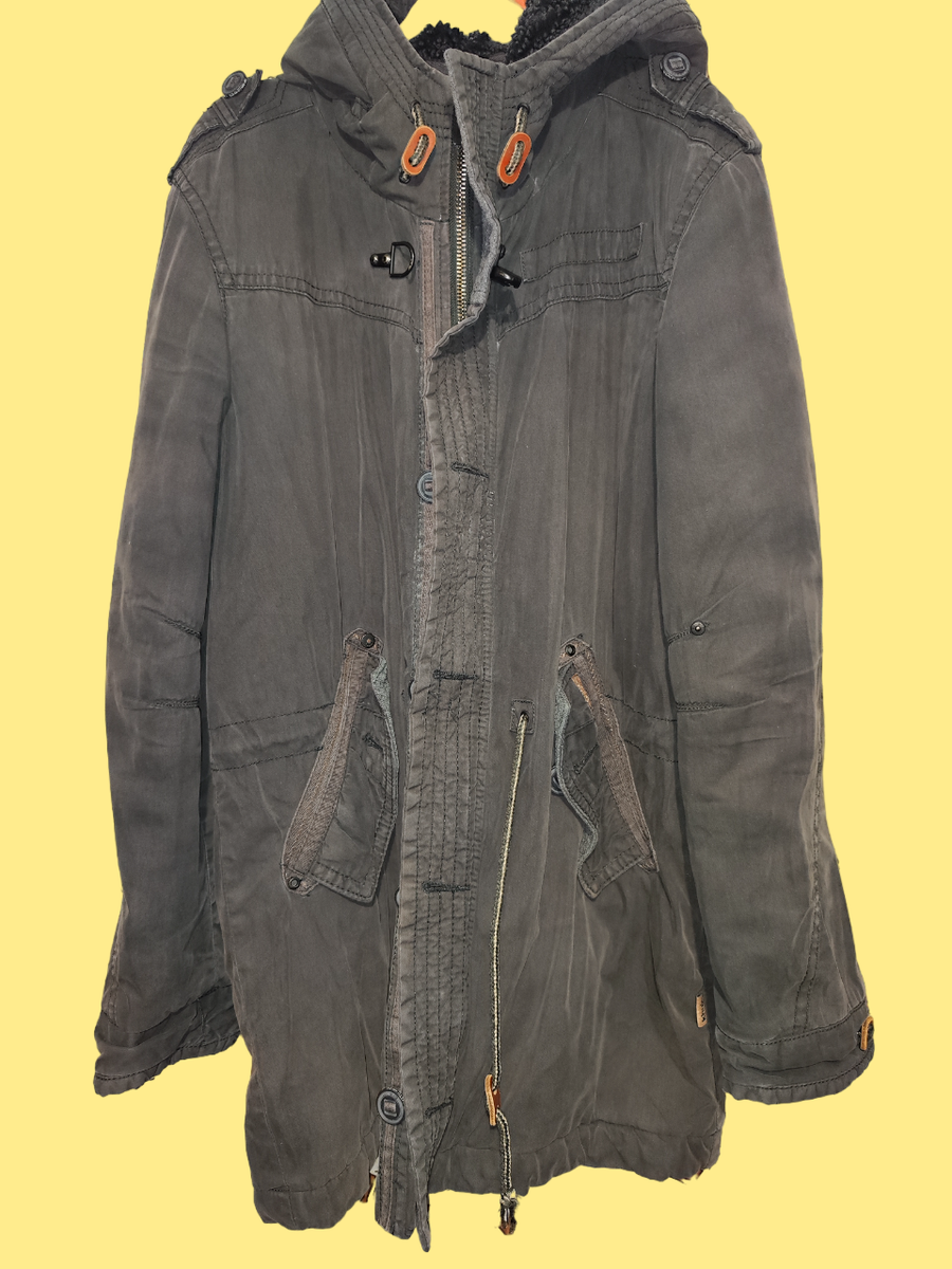 Khujo Coats Khujo Vintage Jacke Khujo Mens Long Winter Jacket Size L