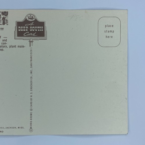 Mississippi State University Seed Technology Lab Chrome Postcard - Picture 5 of 7