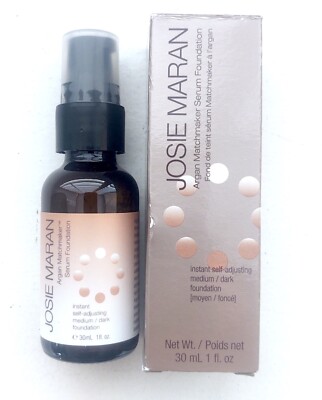 JOSIE MARAN Argan Matchmaker Serum Adjusting Foundation MEDIUM / DARK 1oz