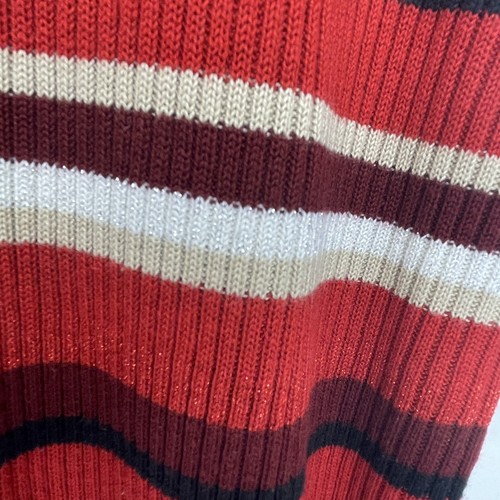 Studio Works Petite Women's Short Sleeve Knit Mock Neck Shimmer Sweater Sz. PS - Picture 2 of 8
