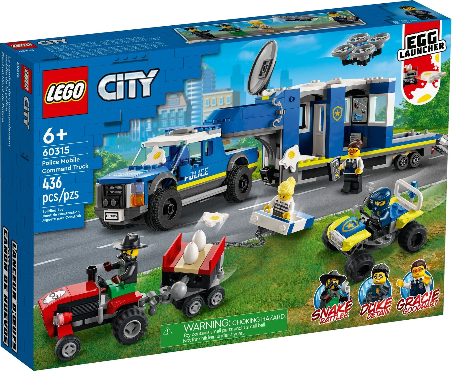 NEW LEGO 60315 City Police Mobile Command Truck
