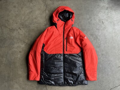 The North Face Summit Series L6 Belay Down Parka XL Orange Black