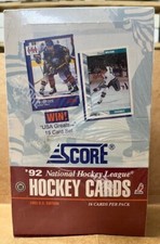 1992-93 SCORE HOCKEY FACTORY SEALED U.S. EDITION BOX 36 CT