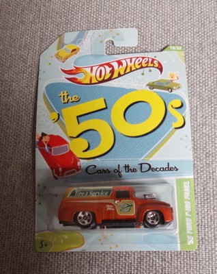 HOT WHEELS '56 Ford F-100 Panel and 56 Cadillac 2 CARS of the