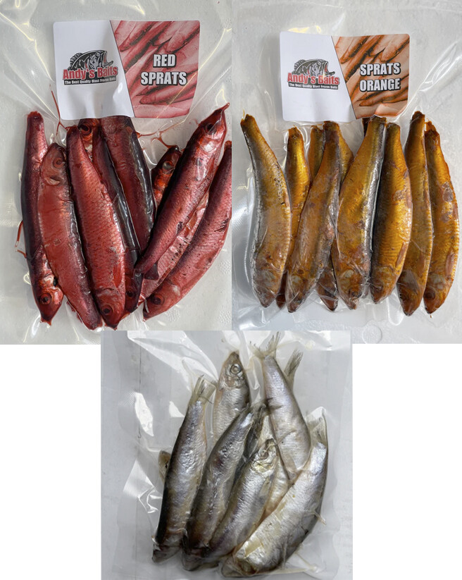 Frozen Sprats Natural and Coloured Frozen Fishing Bait Sea/Pike eBay