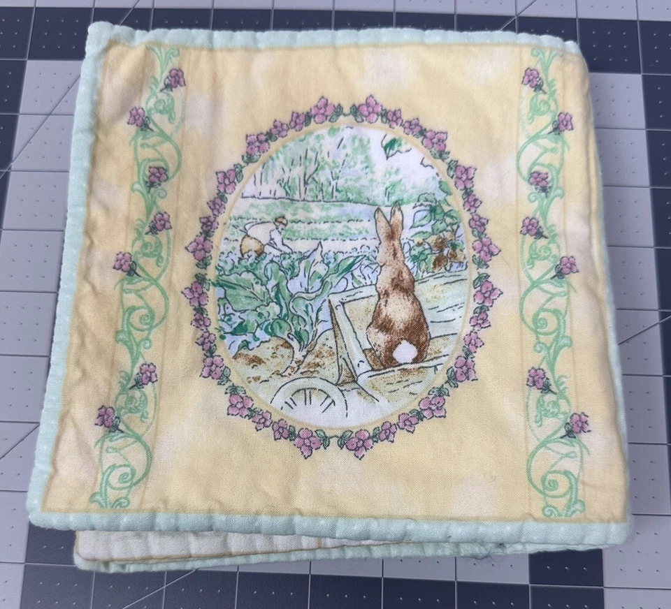 Beatrix Potter CLOTH Baby Book Lovey ABC Volume II Peter Rabbit & His friends - Image 3 of 4