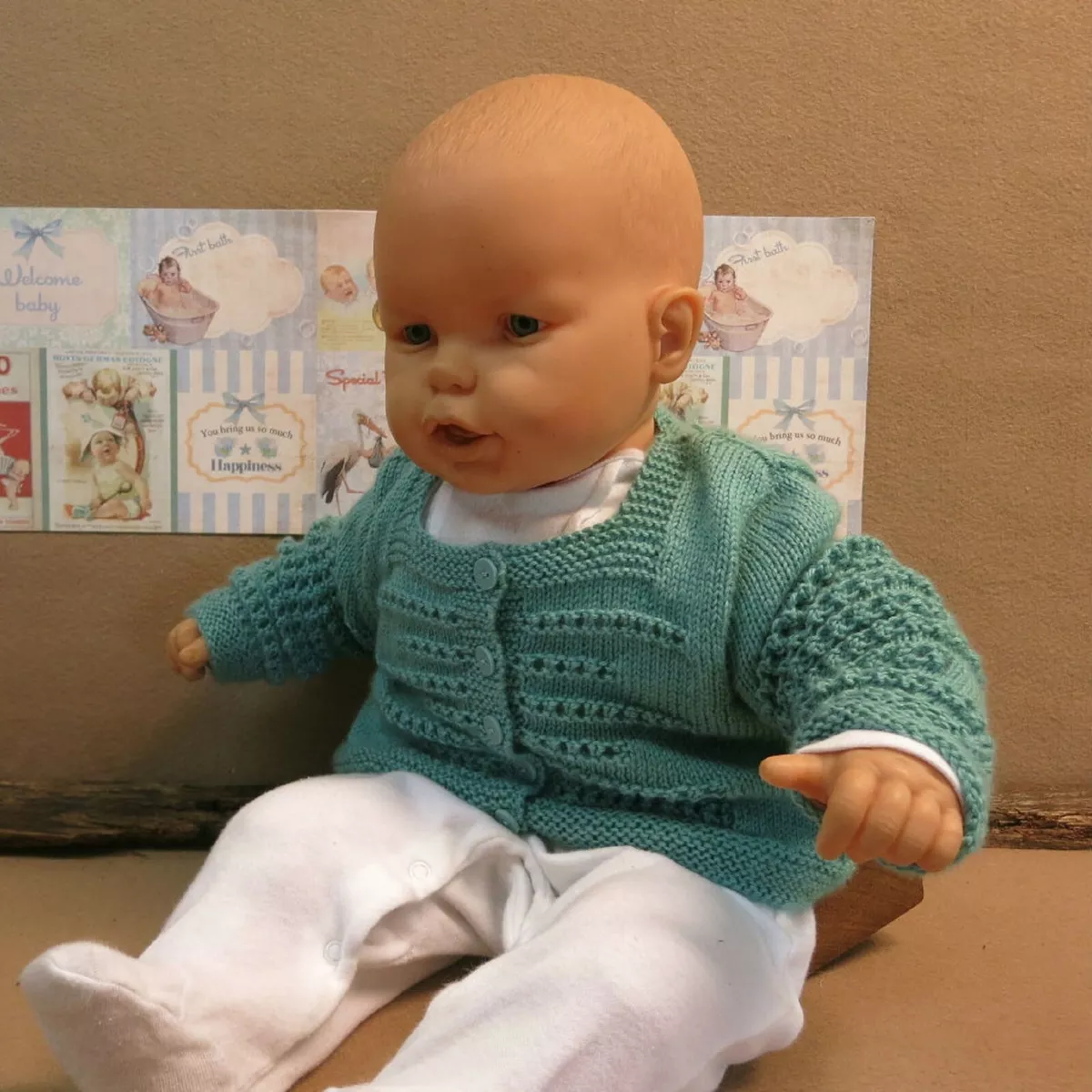 Green baby hotsell cardigan