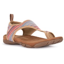 Trespass Womens Oven Textile Upper Cushioned Footbed Thong Sandals - Beachie