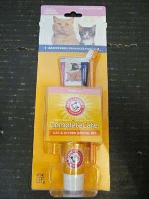 Arm & Hammer Complete Care Cat & Kitten Dental Kit, Tuna Flavor