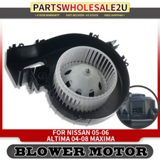 Front Heater AC Condenser HVAC Blower Motor Assembly w//Fan Cage For 02-04 Altima