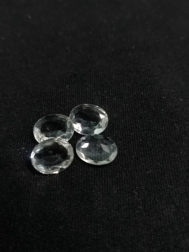 Elegant Clear Quartz Oval Faceted Gem 11x9 mm - Picture 4 of 4