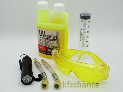 UV lamp light UV glasses contrast agent leak detection error set split air conditioner