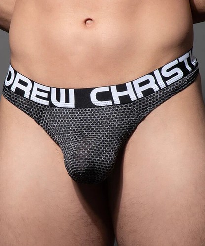 NEU Herren ANDREW CHRISTIAN Versuchungstanga | klein | grau - Bild 6 von 7