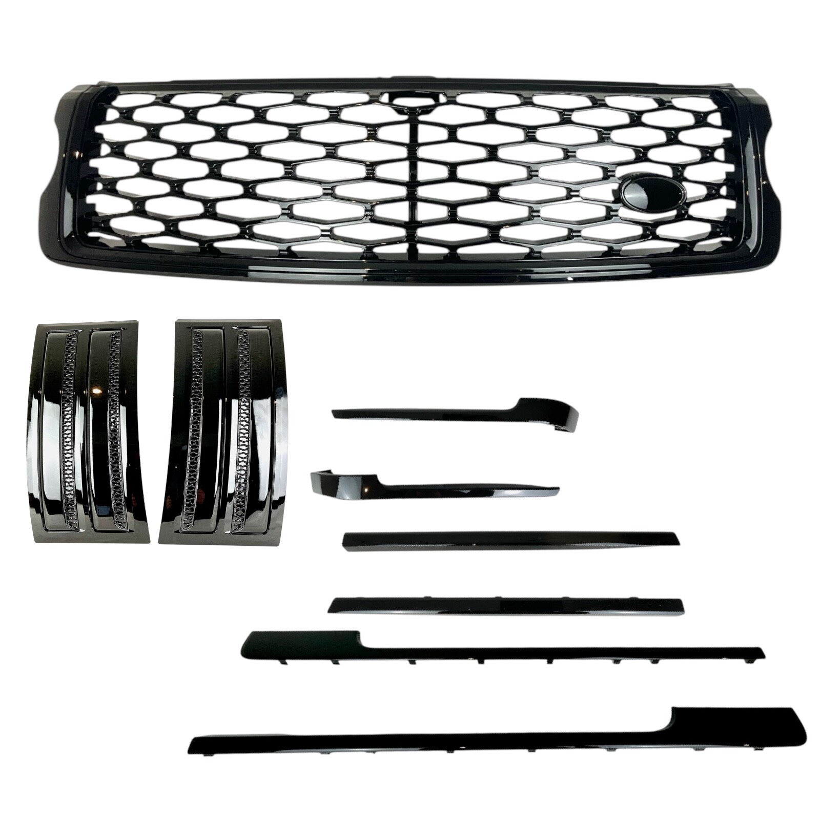 Range Rover SVO Gloss Black Pack Front Grille Side Vents Door Trim L405 2013-17