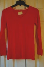Ladies Thermal Base Layer Top Size Small Heatlite Coral Long Sleeve 