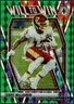 2021 Panini Mosaic Terry McLaurin Will To Win Green Mosaic Card #WW-15 - 1