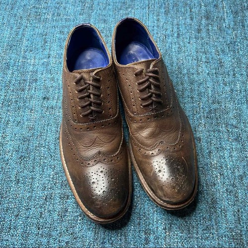 Ted Baker Guri 7 Brown Wingtip Leather 