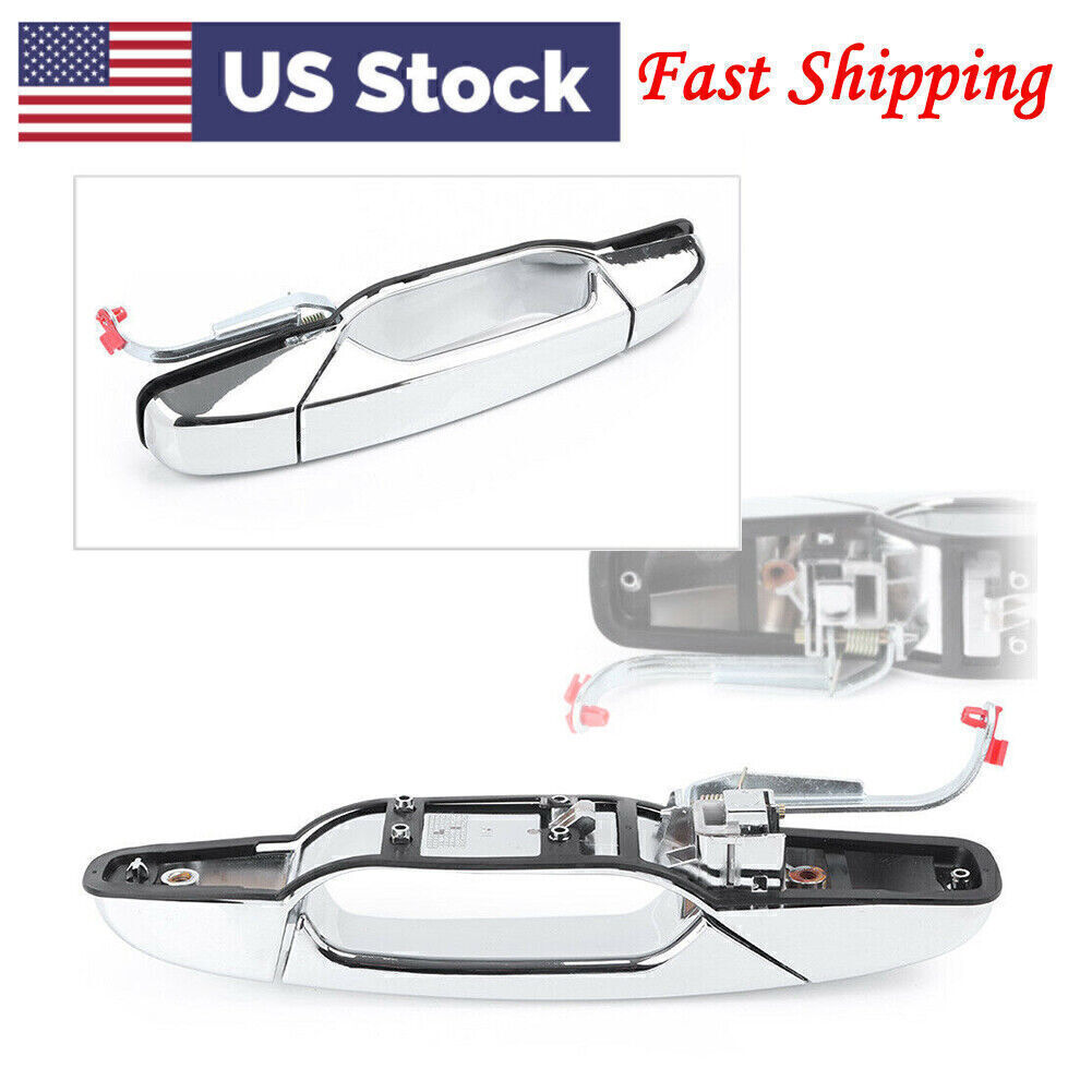 Exterior Door Handle Rear Right Fit GMC Cadillac Escalade Base 07-13 RHD Chrome