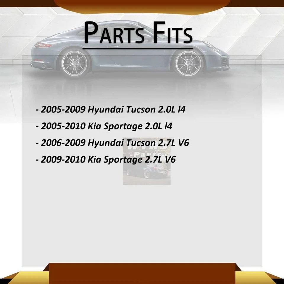 Brazo de control de suspensión inferior delantero 2,7 L para Kia Sportage 2009 2010 2 piezas Foto 2 de 4